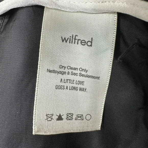 Wilfred Womens Dress Pants 00 Black Cropped High Waist Tapered Career Office - Picture 8 of 15